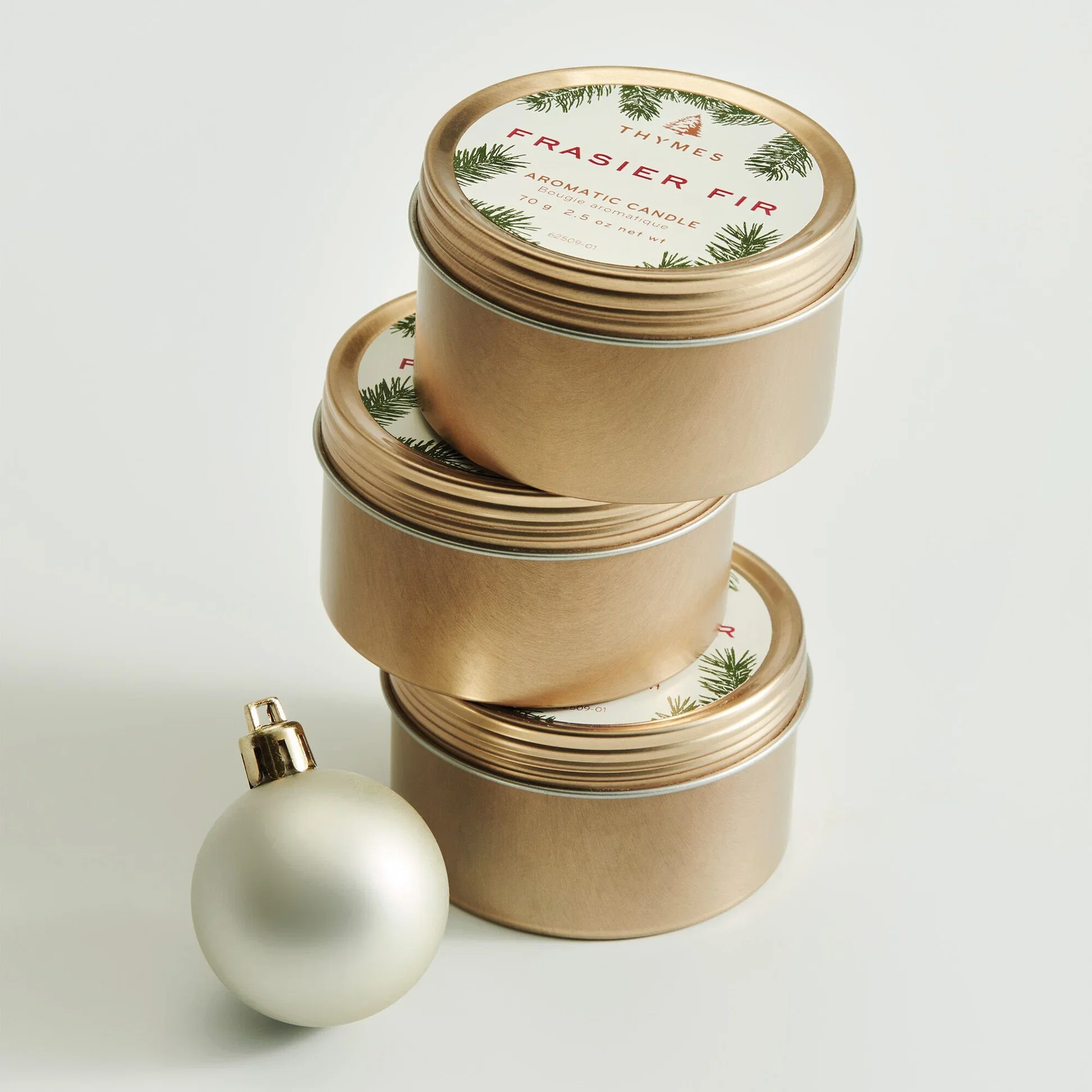 thymes frasier fir 2.5 oz candle