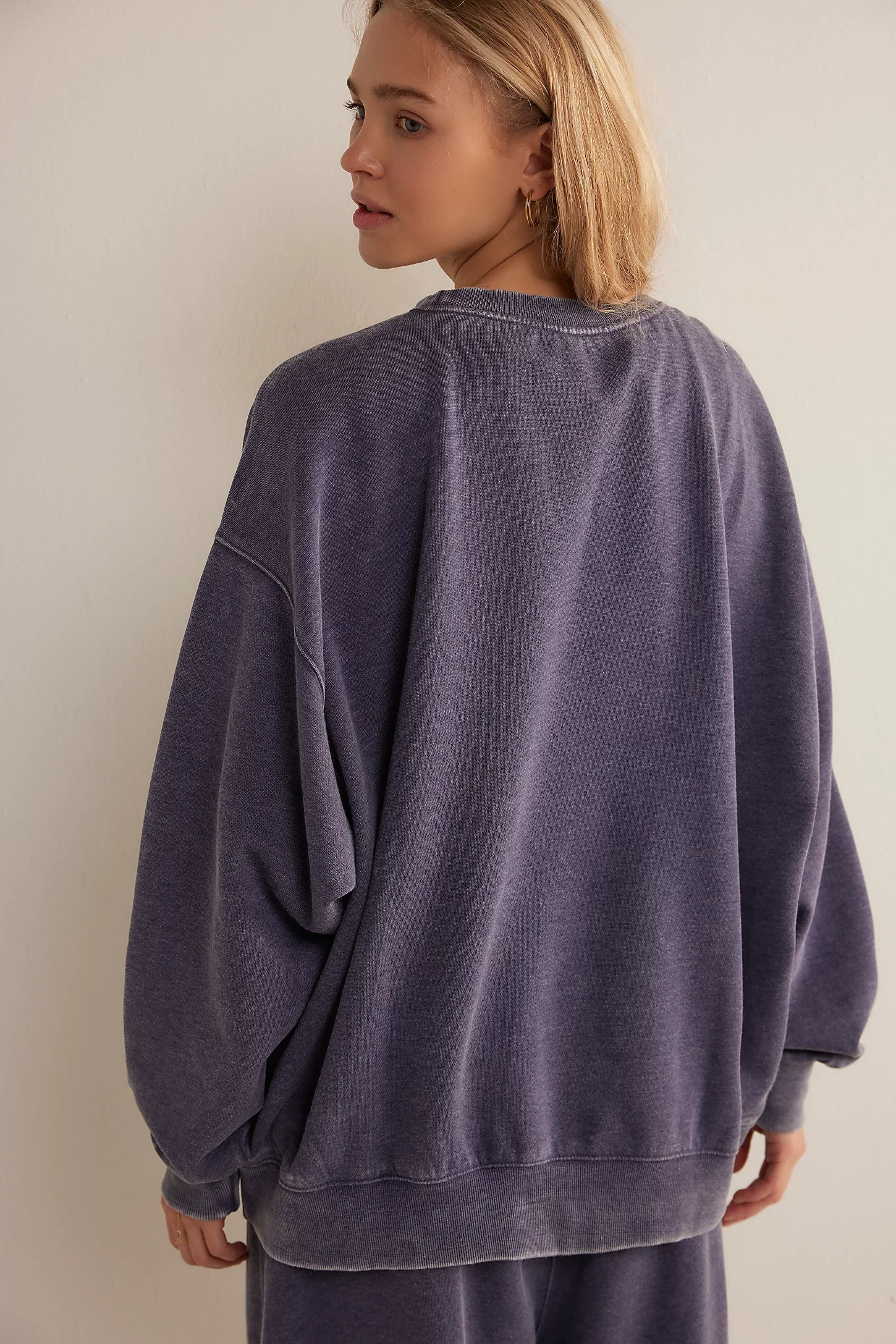 FP pullover purple back