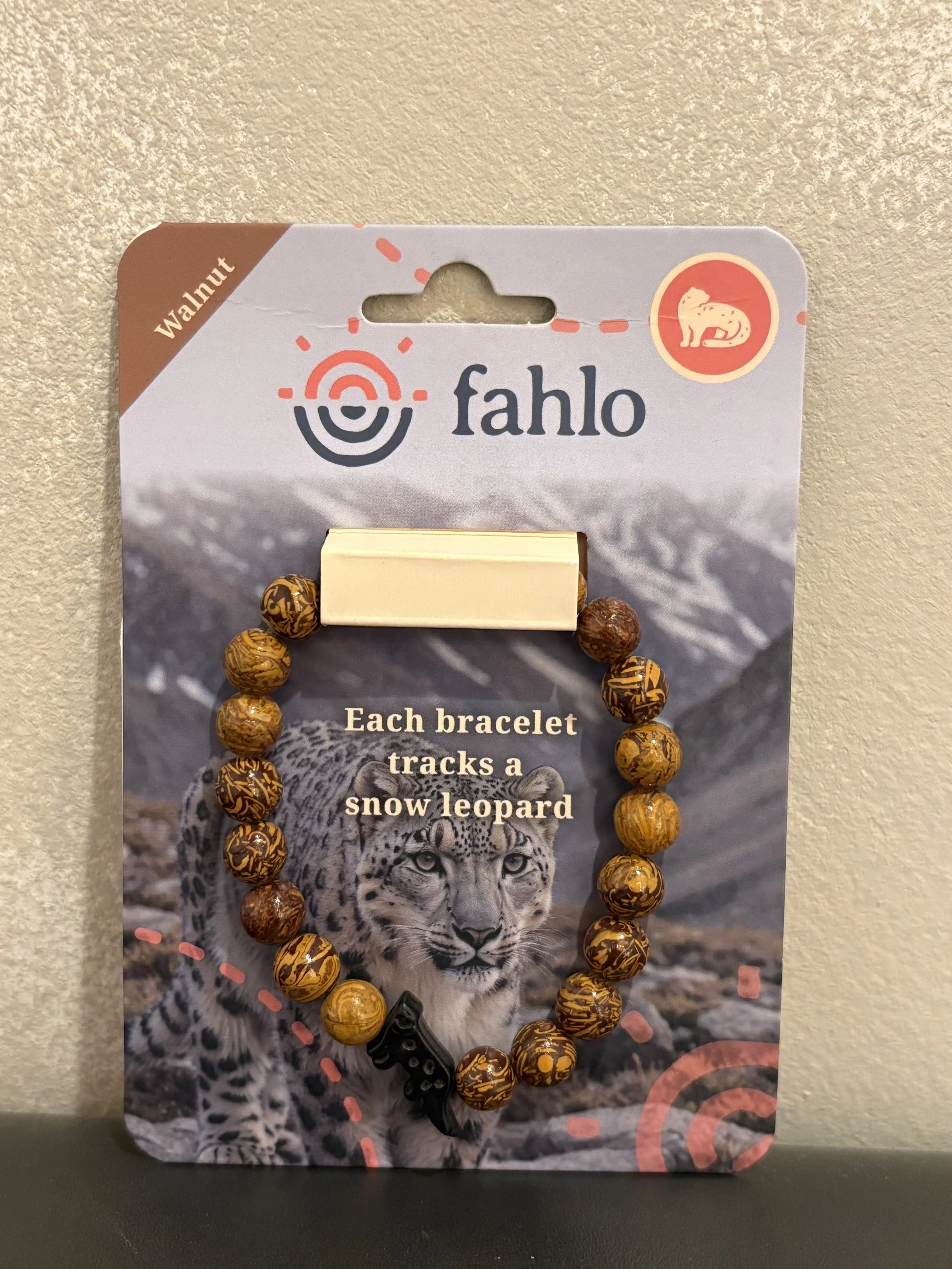 fahlo snow leopard walnut