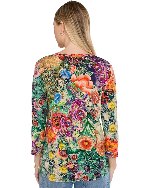 johnny was janie floral top