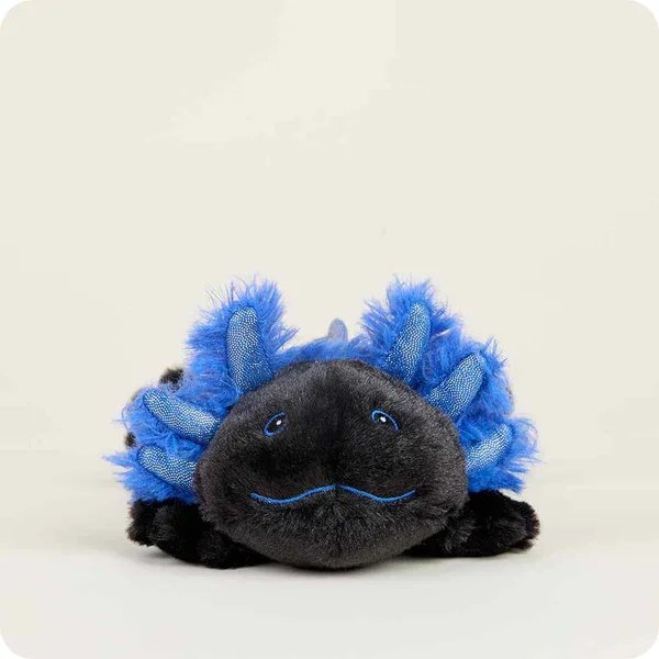 warmies black and blue axolotl junior