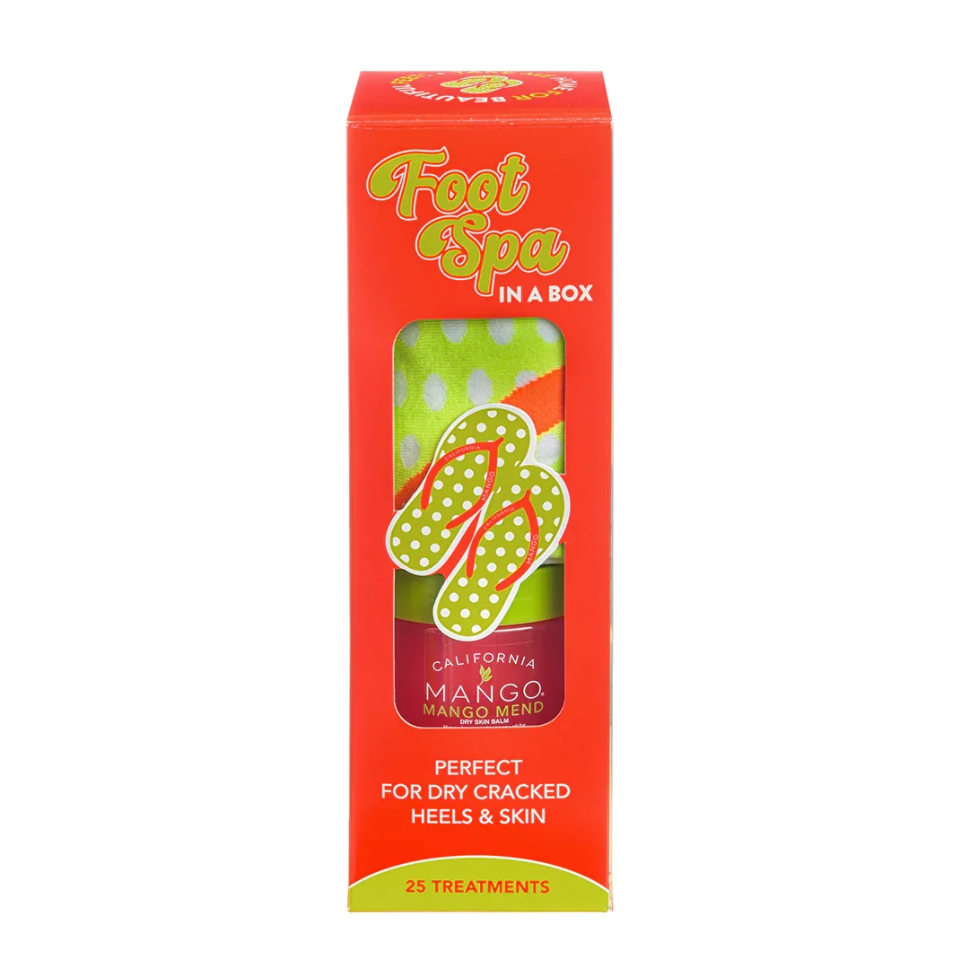 california mango foot spa in a box