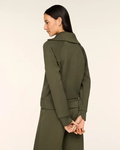 spanx green haf zip