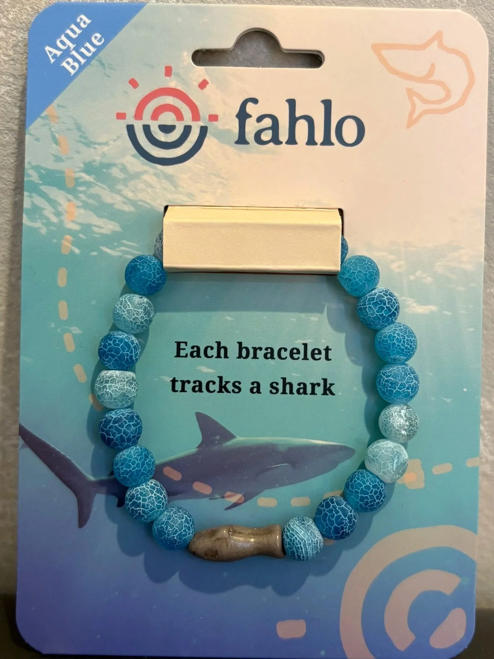 fahlo bracelet aqua blue