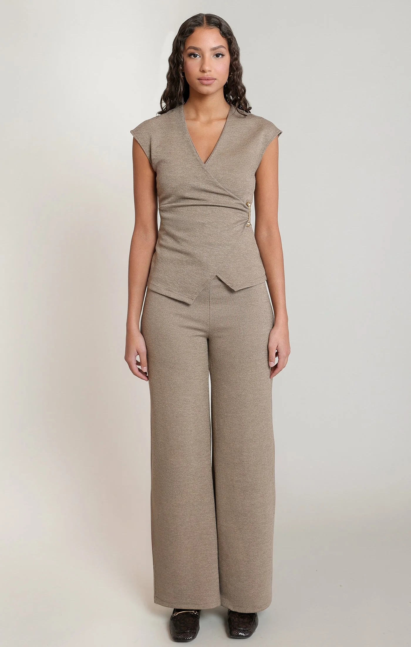 dex heather pull on pant set