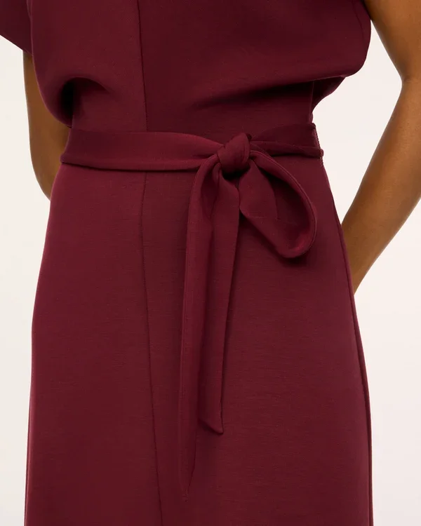 spanx tie waist dress