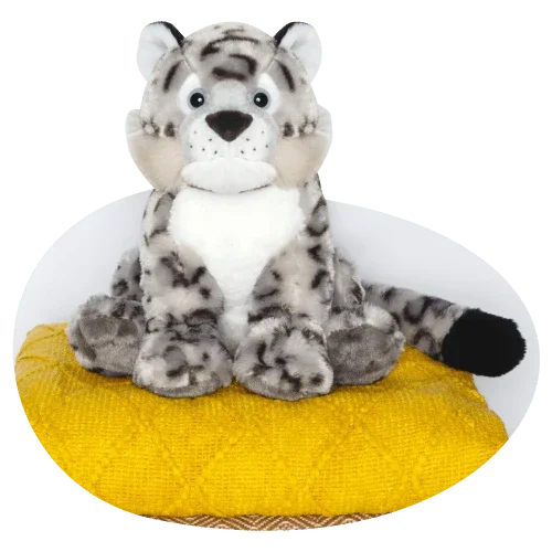 fahlo snow leopard plush