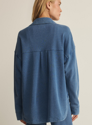 zsupply all day denim jacket back