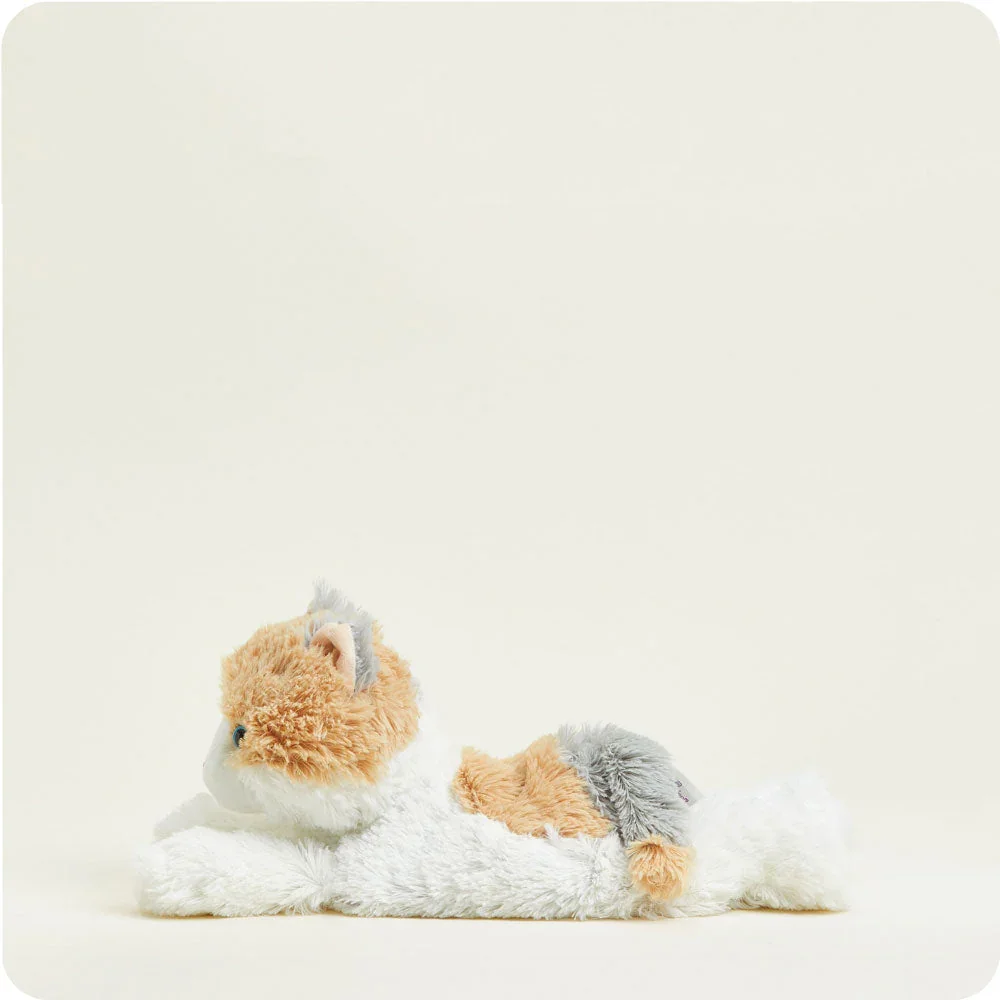 warmies calico cat side