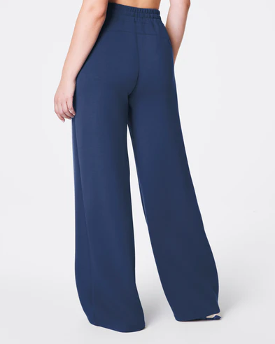 SPANX Indigo wideleg pant back