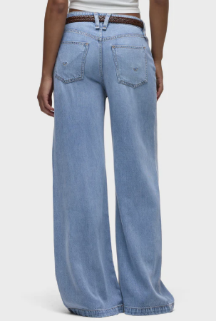 hudson loose leg wide fit denim
