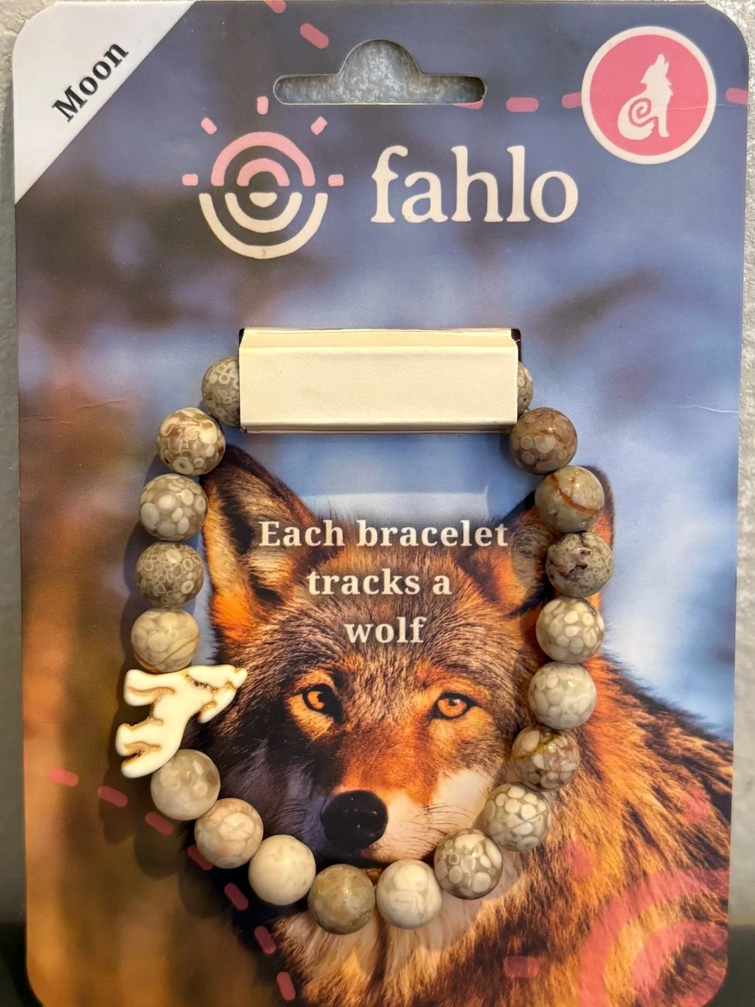 fahlo wolf bracelet moon
