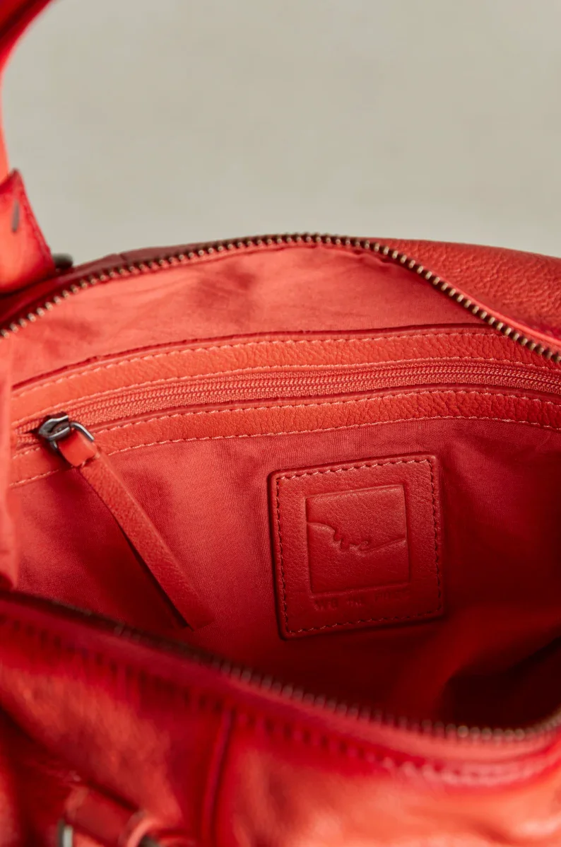 free pepole rusty red inside tote