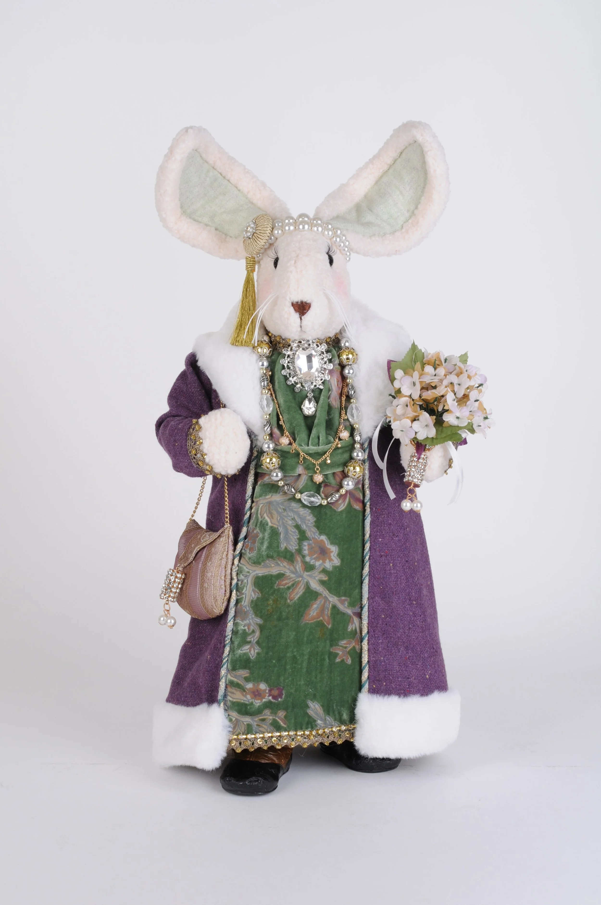 Violet Bunny 19" H