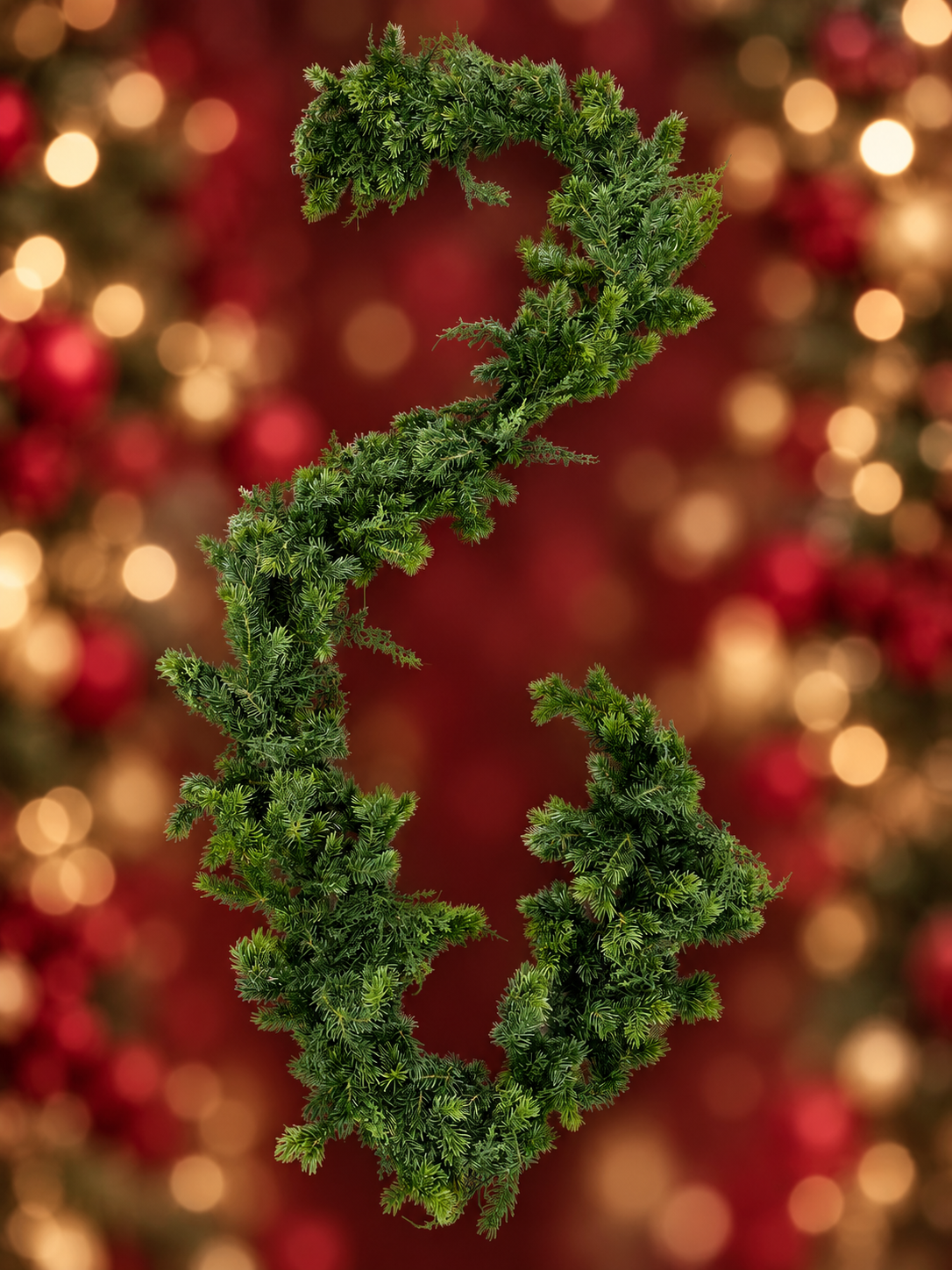 Evergreen garland on cranberry-gold bokeh.png