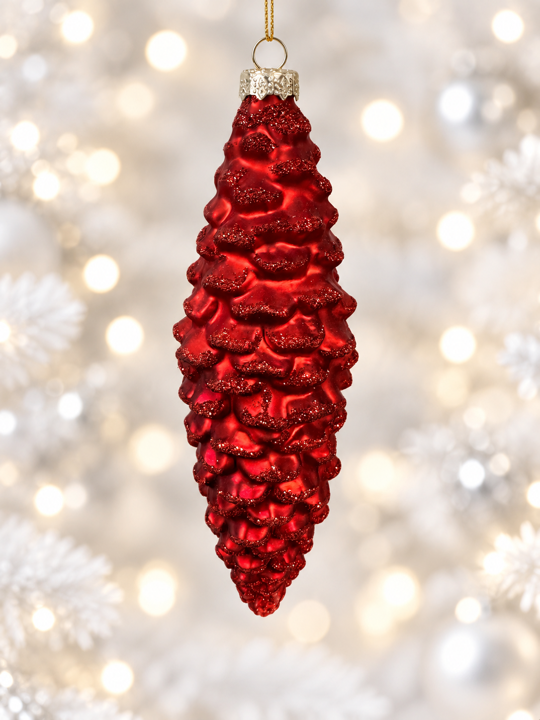 Ruby Red Pinecone Ornament on White.png
