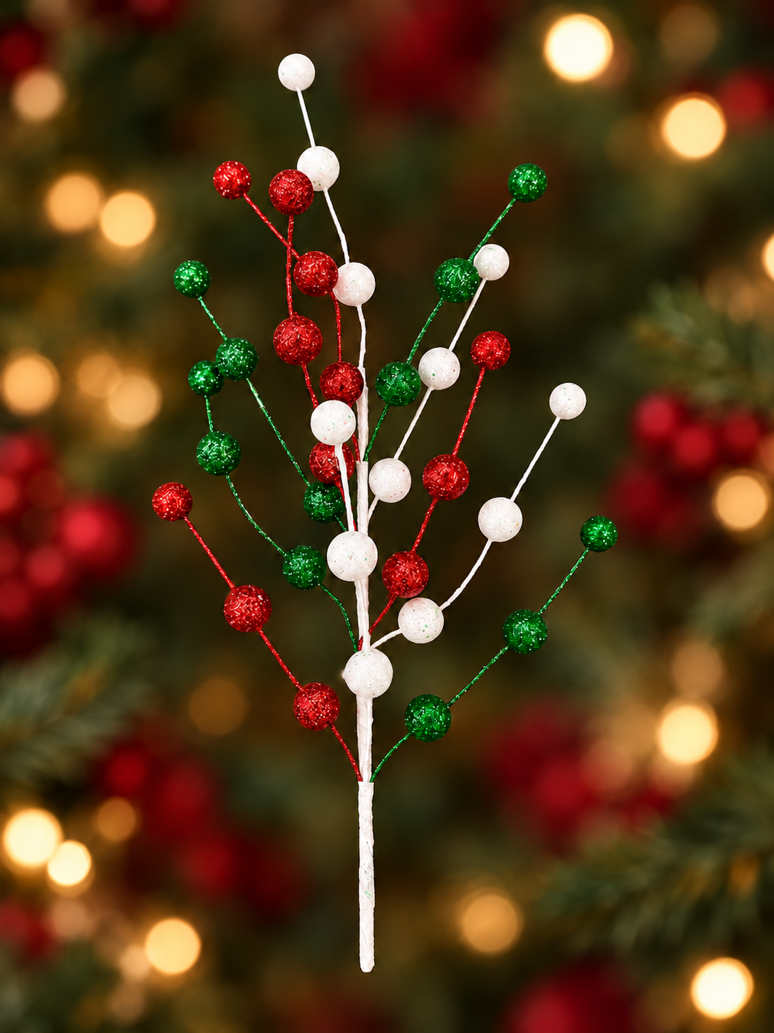 Glitter berry spray with straight white stem.png