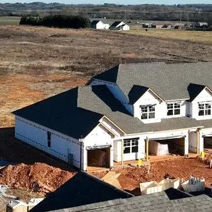 Exterior Image of Framed Townhome - December 2025