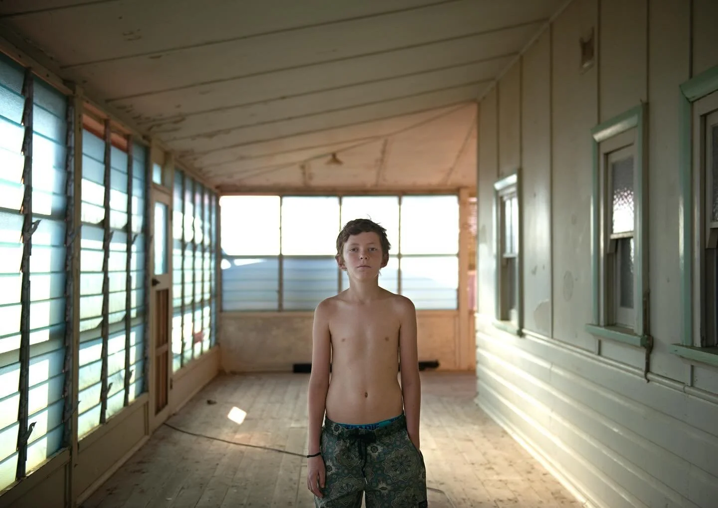 Last weekend to see Homesickness @landslide__ 

I&rsquo;ll be in the Gallery Saturday and Sunday 10am - 4pm 

First swimming, then ghost hunting, digital pigment print, 47 x 34.8 cm