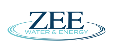 ZEF Water & Energy logo with stylized water ripples