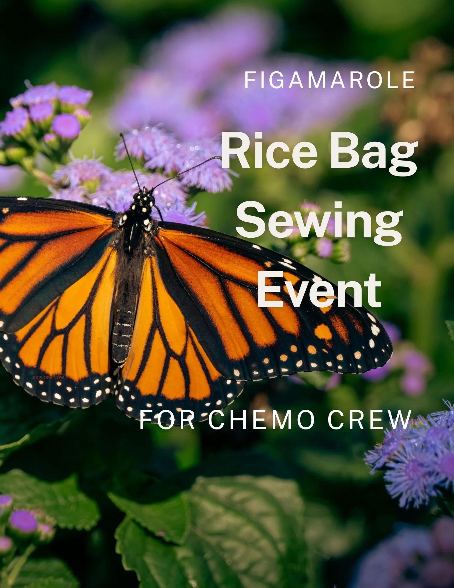 RICE BAG SEWING EVENT FOR CHEMO CREW - Monday 3/30/26 - 9 am-5 pm