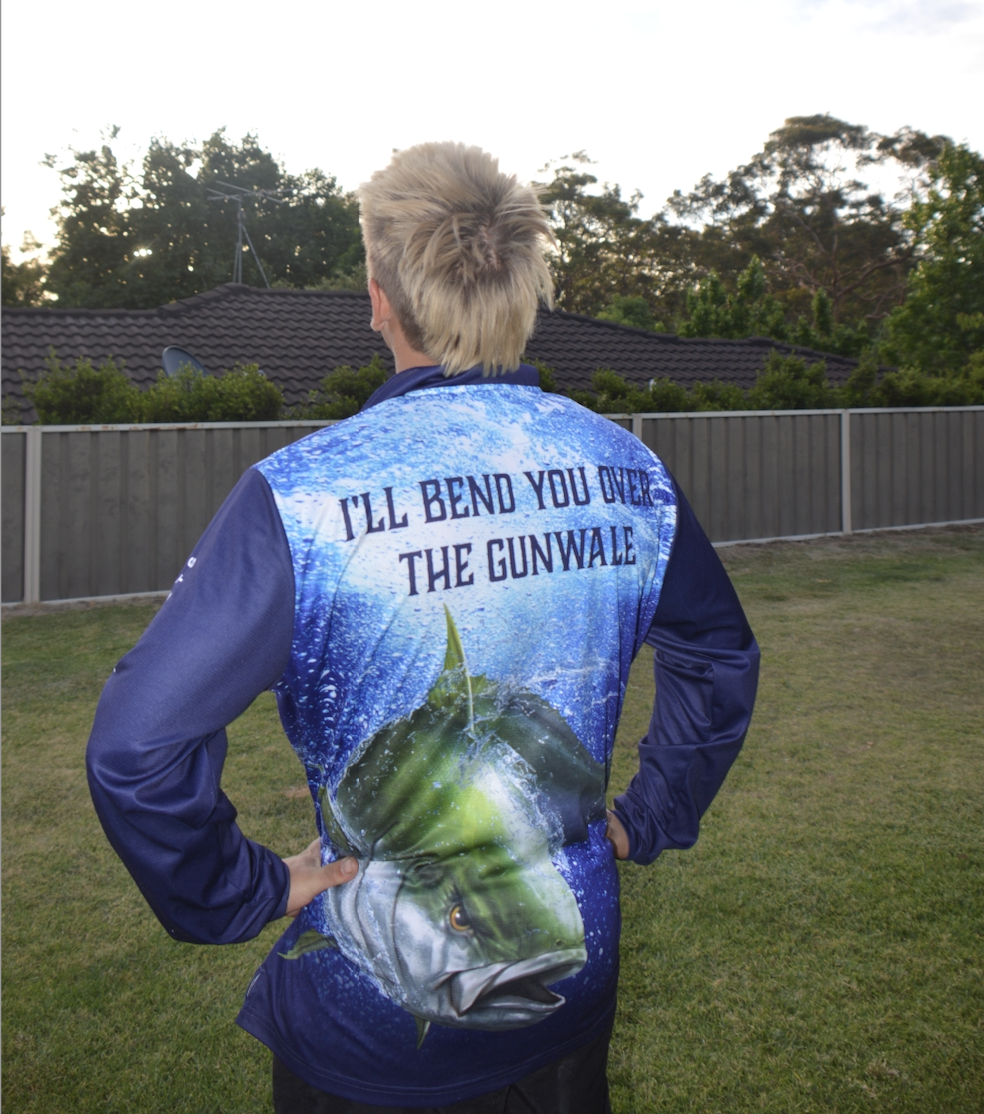 'I'll Bend You Over The Gunwale' Fishing Shirt V1