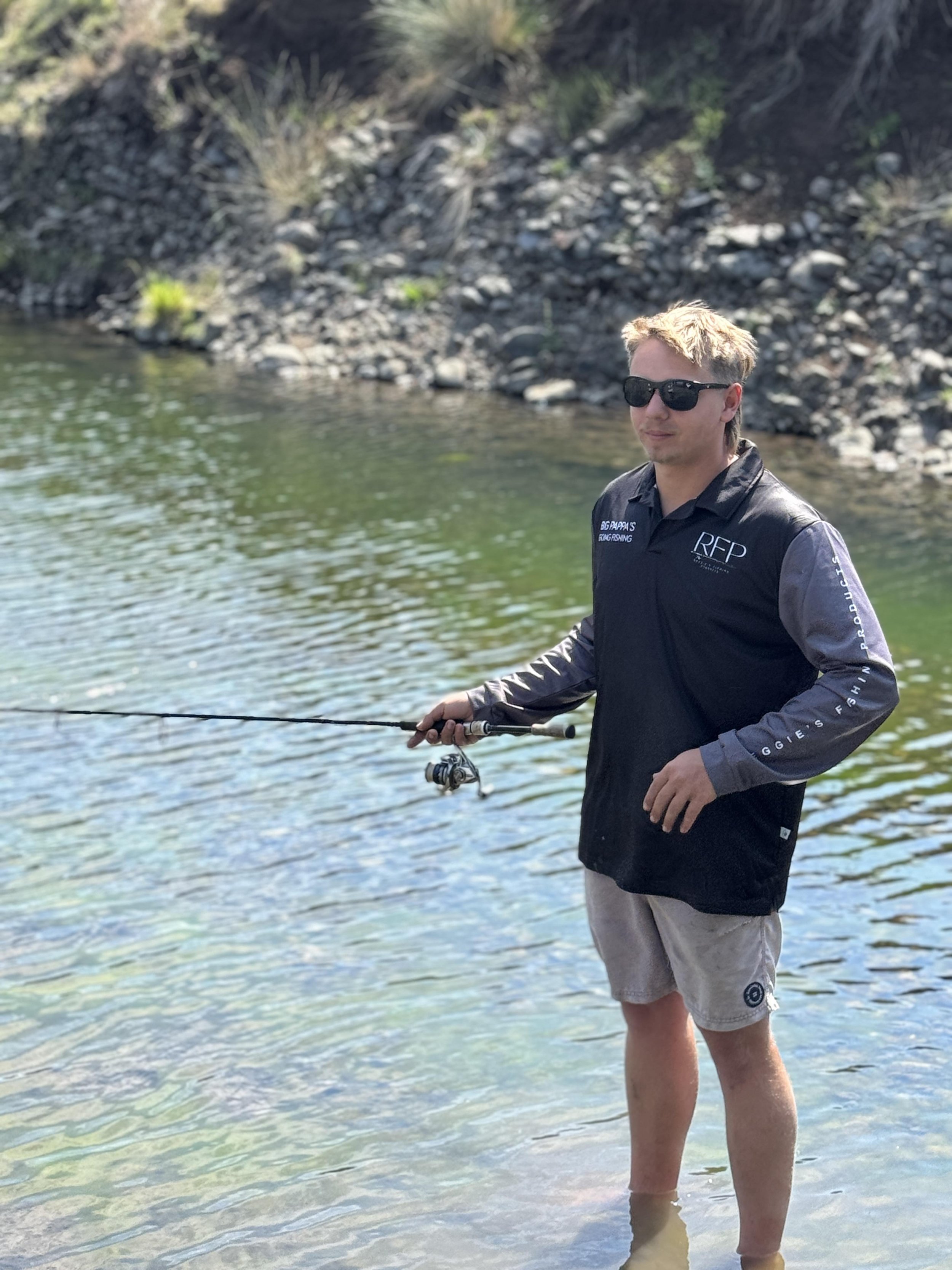 'Big Pappas Going Fishing' Fishing Shirt V1