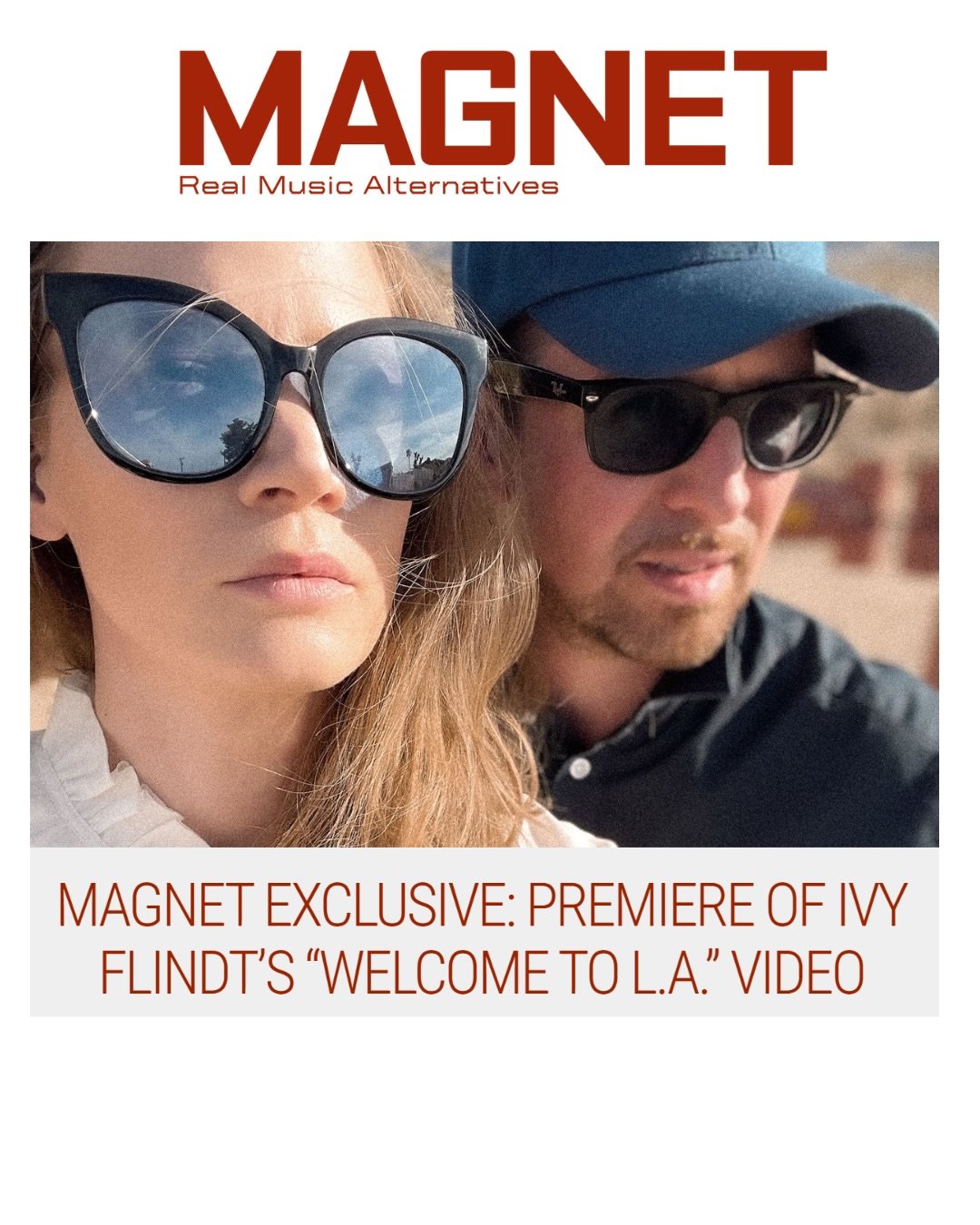 🚨Premiere alert 🚨 Blending dreamy art pop with raw cinematic visuals, Ivy Flindt's new single captures the thrill, beauty and emotional intensity of chasing dreams in Los Angeles. Watch the video premiere exclusively at Magnet Magazine!  @ivyflindt