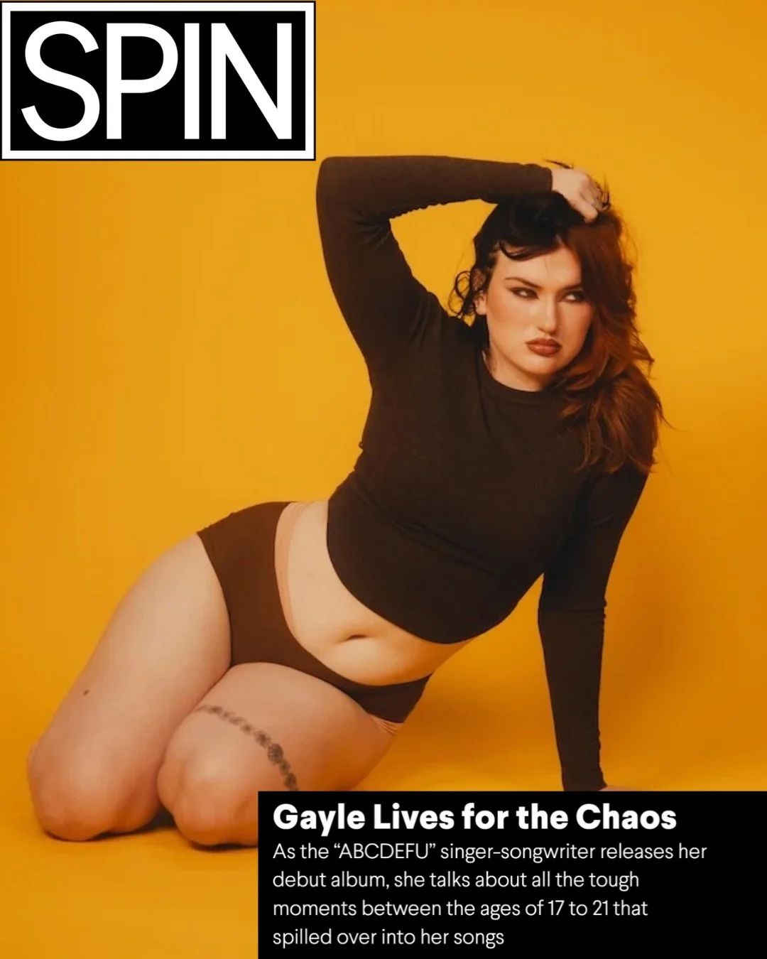 GAYLE opens up about the experiences, heartbreak, identity and growing pains that shaped her album OBSERVING CHAOS, and the journey from "abcdefu" to finding her voice in her own terms. 
Read the full feature now on SPIN Magazine! 
#newmusi