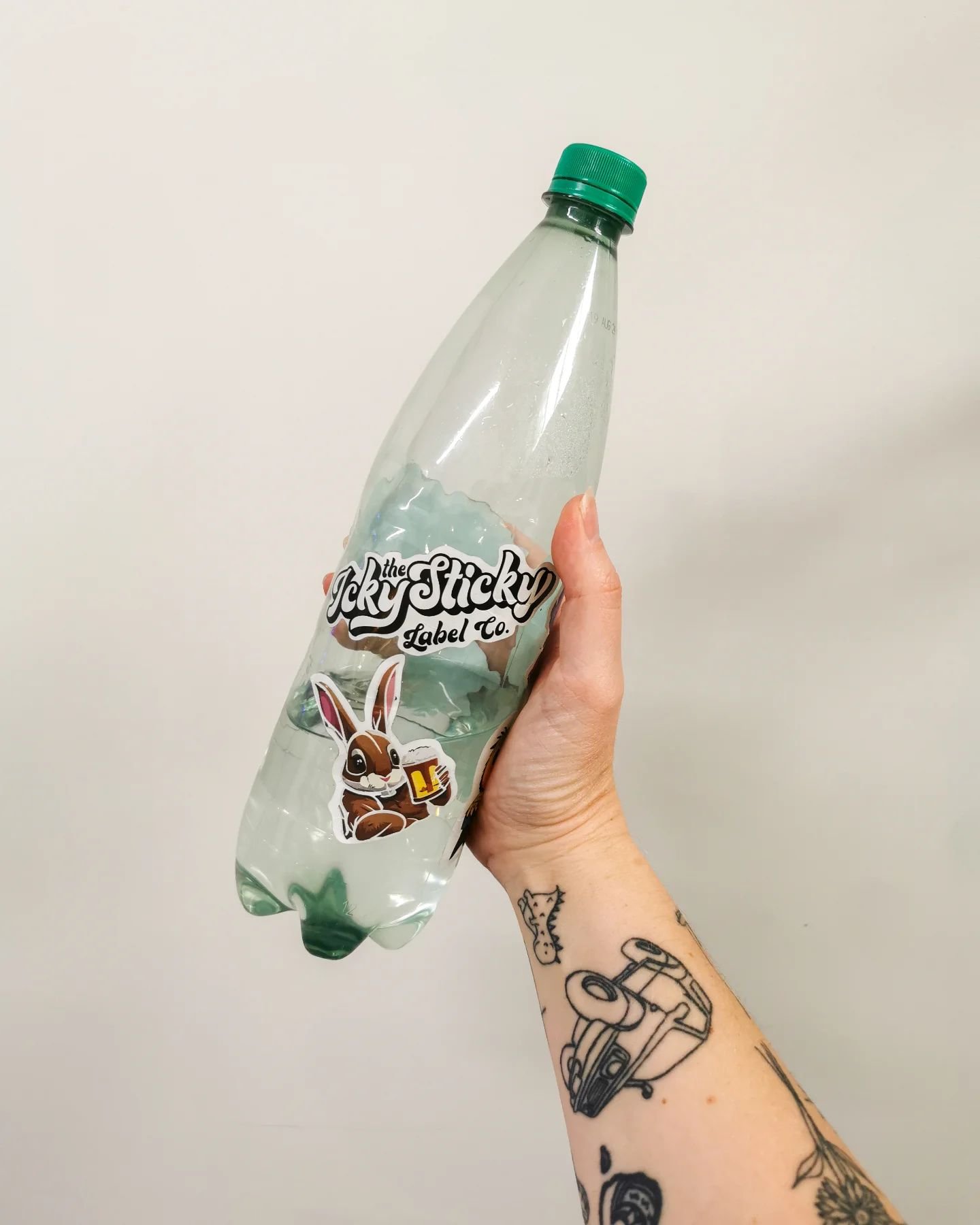 REuse your old bottles! Shop our fun sticker stock from NZ Artists on our website - this is my husbands' drink bottle. It's over a year old and still going strong 😅♻️💪🏼💯