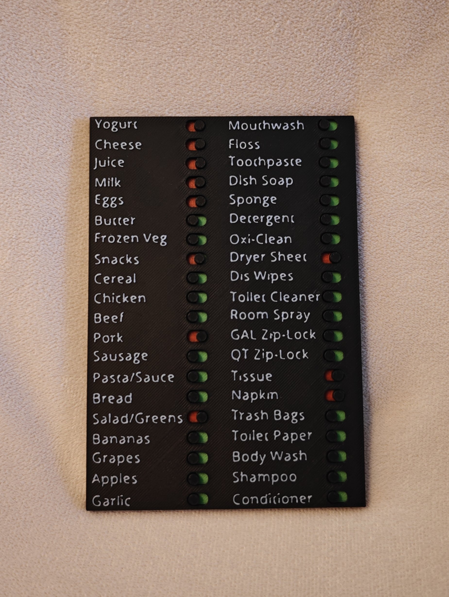Shopping List