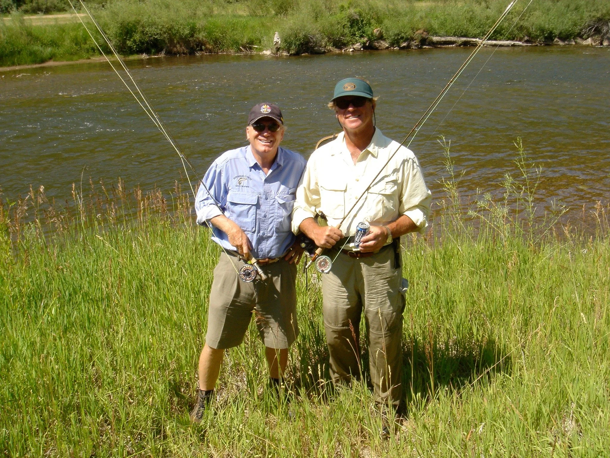 Jake and Budd Florkiewicz fishing in Colorado