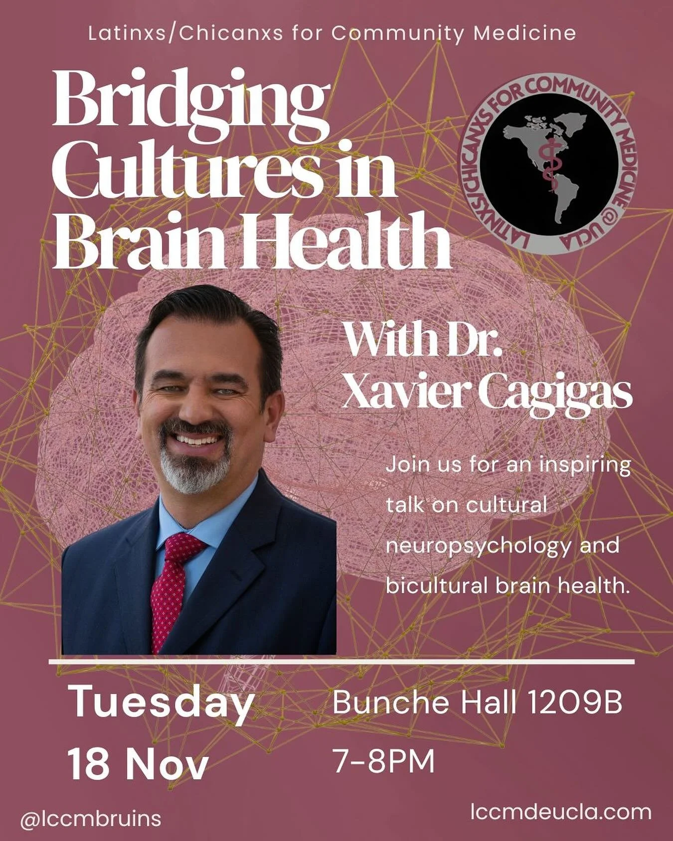 LCCM, we&rsquo;ve got an incredible guest this week!!

We&rsquo;re excited to welcome Dr. Xavier E. Cagigas, a leading Chicano neuropsychologist shaping the future of mental and brain health for bicultural and bilingual Latine/x communities.

From th