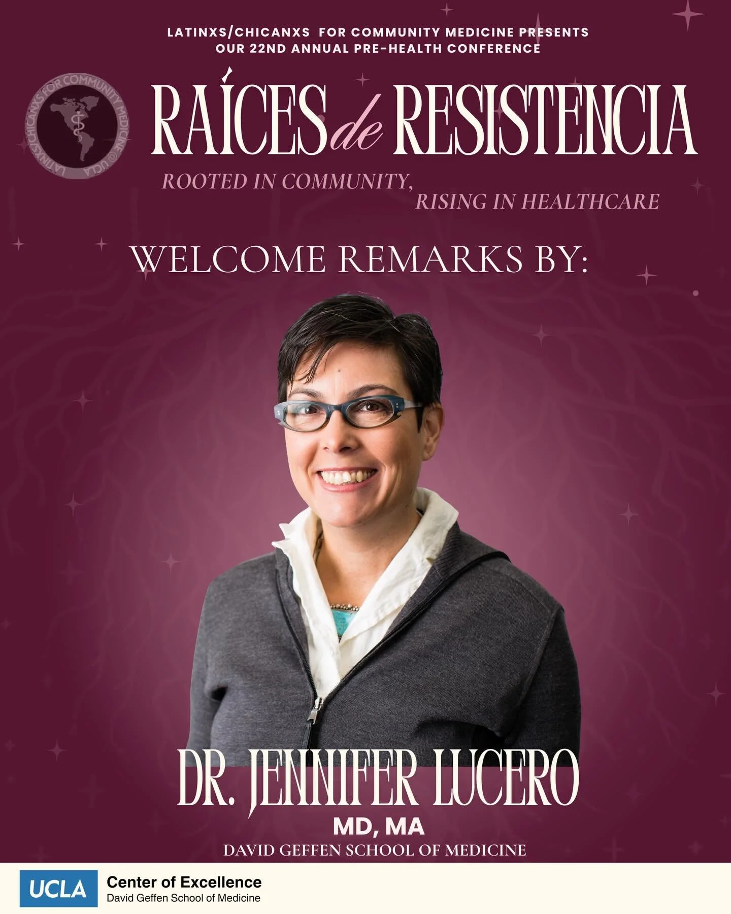 ⭐️ WELCOMING REMARKS BY DR. LUCERO ⭐️

Dr. Jennifer Lucero, MD, MA is the Associate Dean of Admissions at UCLA David Geffen School of Medicine and Vice Chair for JEDI in Anesthesiology and Perioperative Medicine! 🩺

Dr. Lucero is an advocate for und