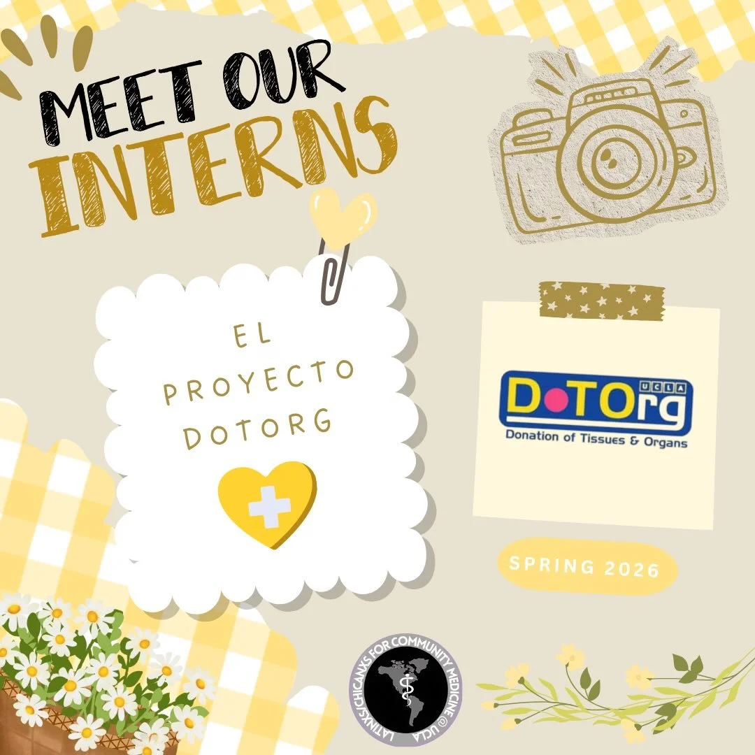 Meet our Spring 2026 DoT Org Interns 🌸✨

We&rsquo;re so excited to welcome them to Donations of Tissues and Organs (DoT Org) team this quarter! They&rsquo;ll be getting involved in outreach, supporting workshops and health fairs, and helping spread 