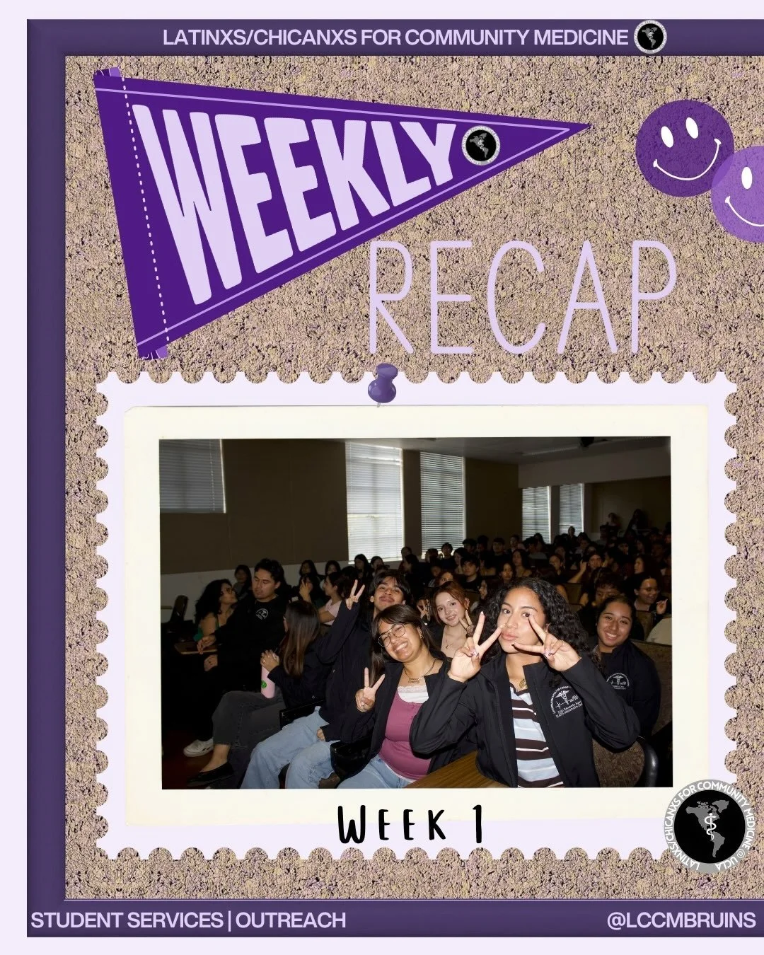 ✨ WEEK 1 RECAP ✨

And just like that, we made it through the first week! We hope everyone had a great first week of classes💜

It was such a fun week filled with new faces, events, and lots of opportunities to connect. We&rsquo;re so excited for ever