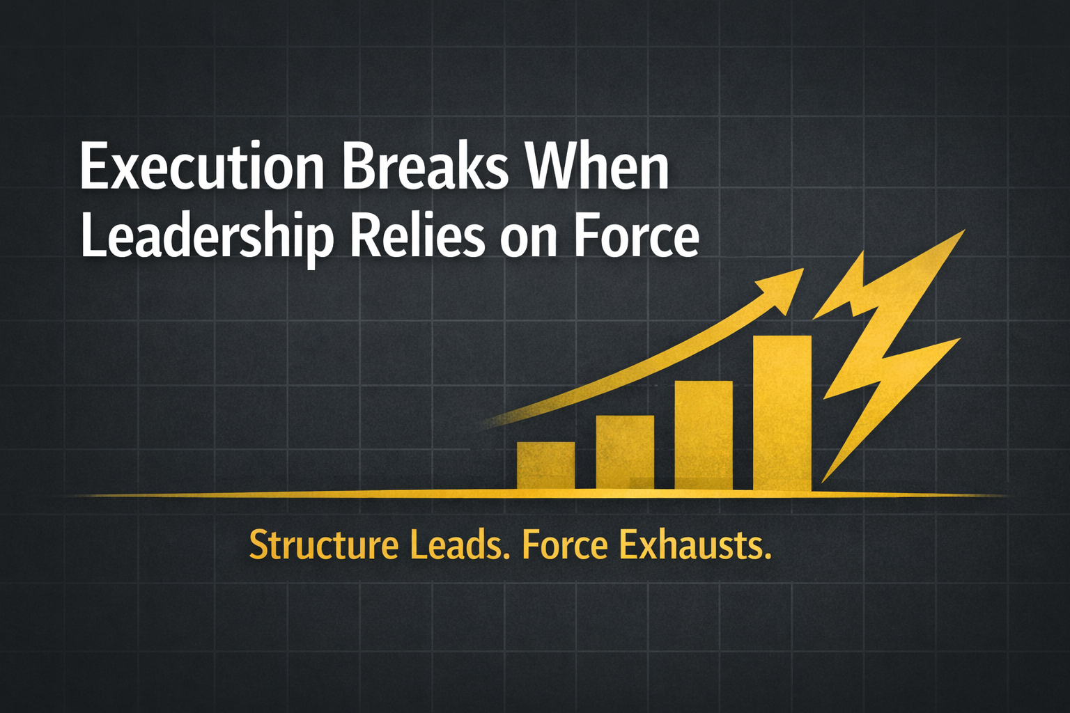 Execution Breaks When Leadership Relies on Force