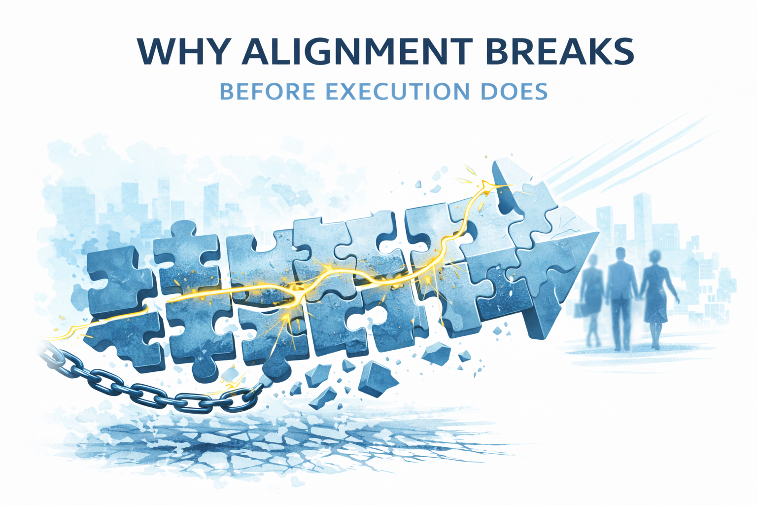 Why Alignment Breaks Before Execution Does