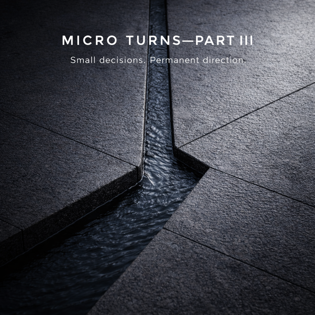 Micro Turns: How Systems Lock In What Leaders Repeatedly Choose