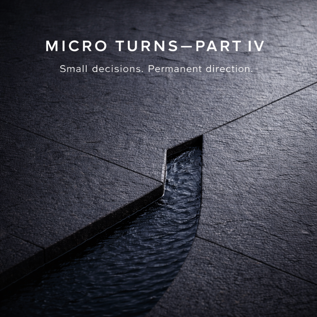 Micro Turns: Where Direction Is Decided Inside the Leader