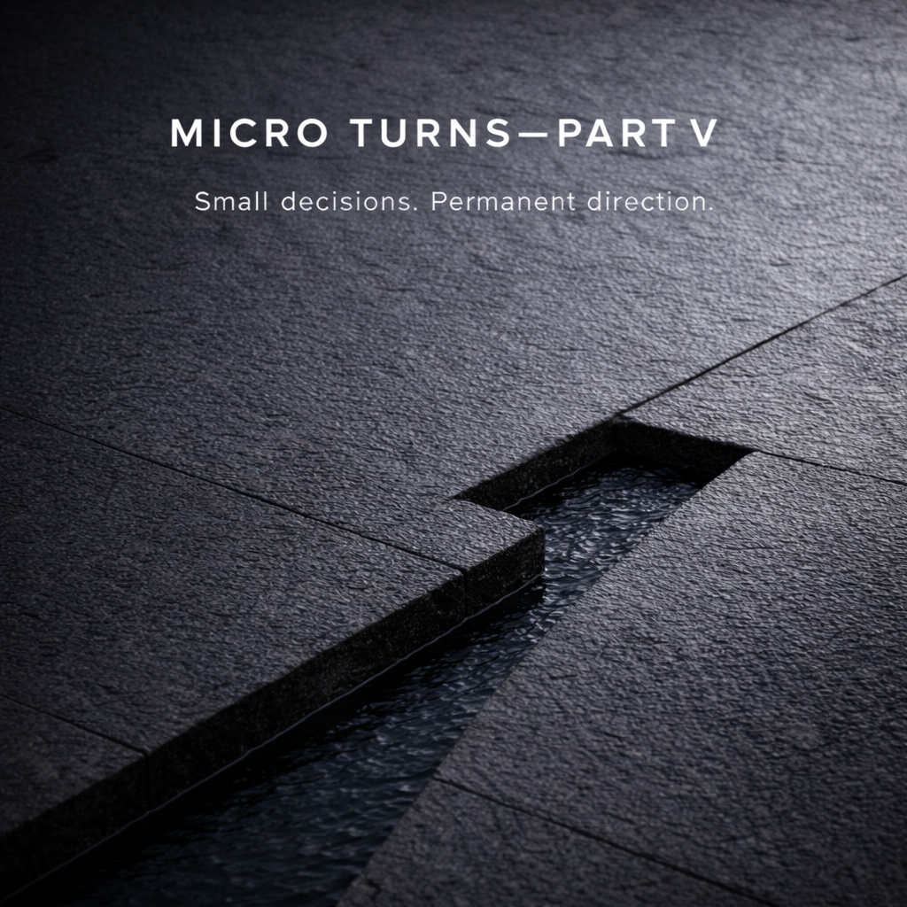 Micro Turns: The Quiet Work Leaders Can No Longer Avoid