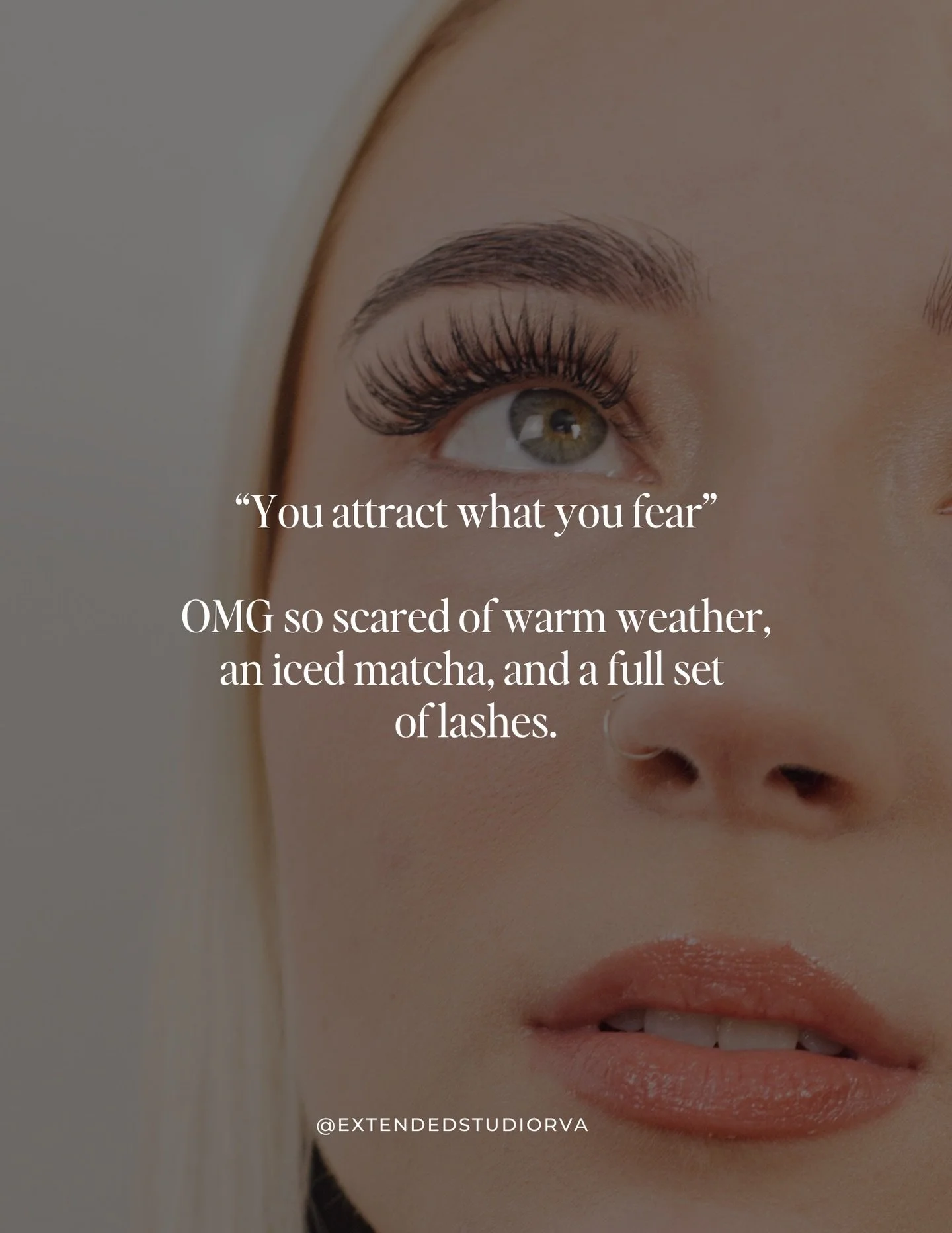 tbh currently afraid of all the right things, we guess 🤷🏻&zwj;♀️🖤

We can at least get the lashes now. Book at the 🔗 in our bio!

#RichmondLashArtist #RichmondLashExtensions #LashArtistLife #LashExtensions #RVALashes