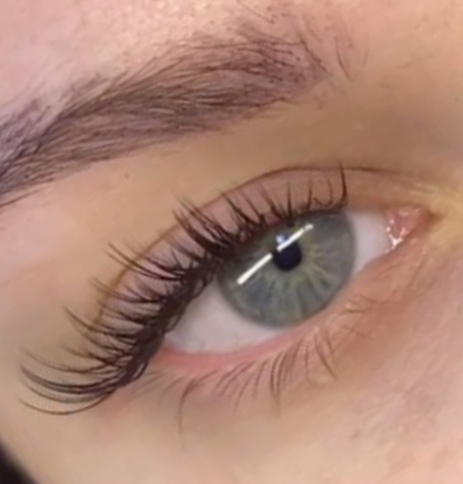 Wet set lash extensions in Richmond VA at Extended Studio