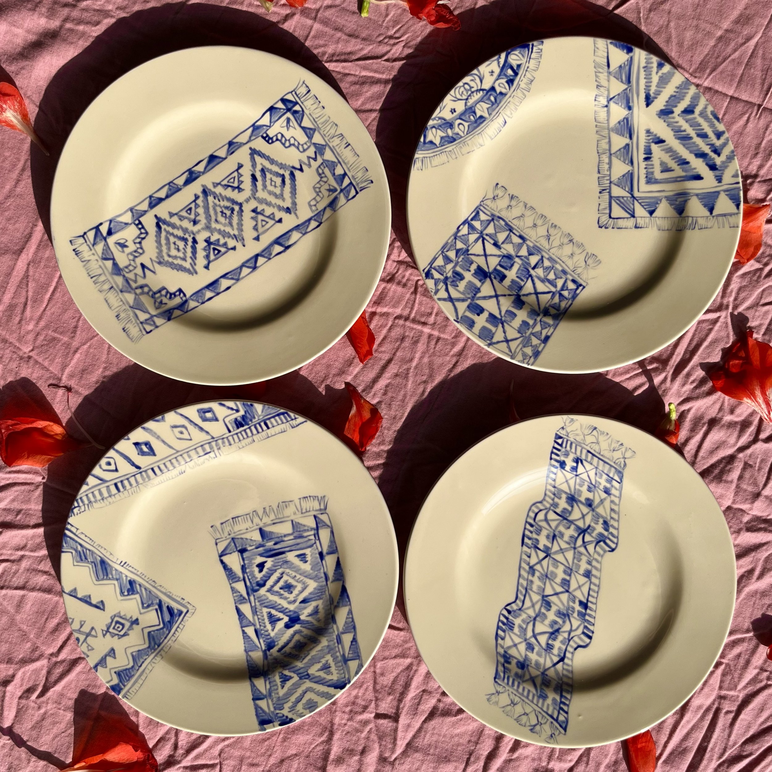 Blue Mehfil Set