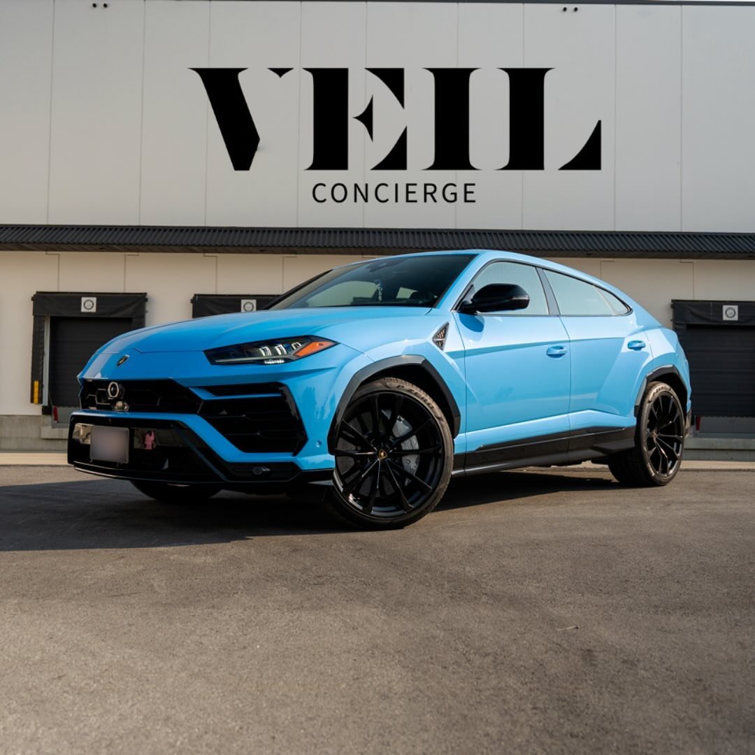 Ready to make an unforgettable entrance? The Lamborghini Urus sets a new standard for luxury and performance. 🚀💙 Experience the thrill with Veil Concierge. Where will we take you next? #VeilConcierge #LamborghiniUrus #LuxuryLifestyle #TravelInStyle