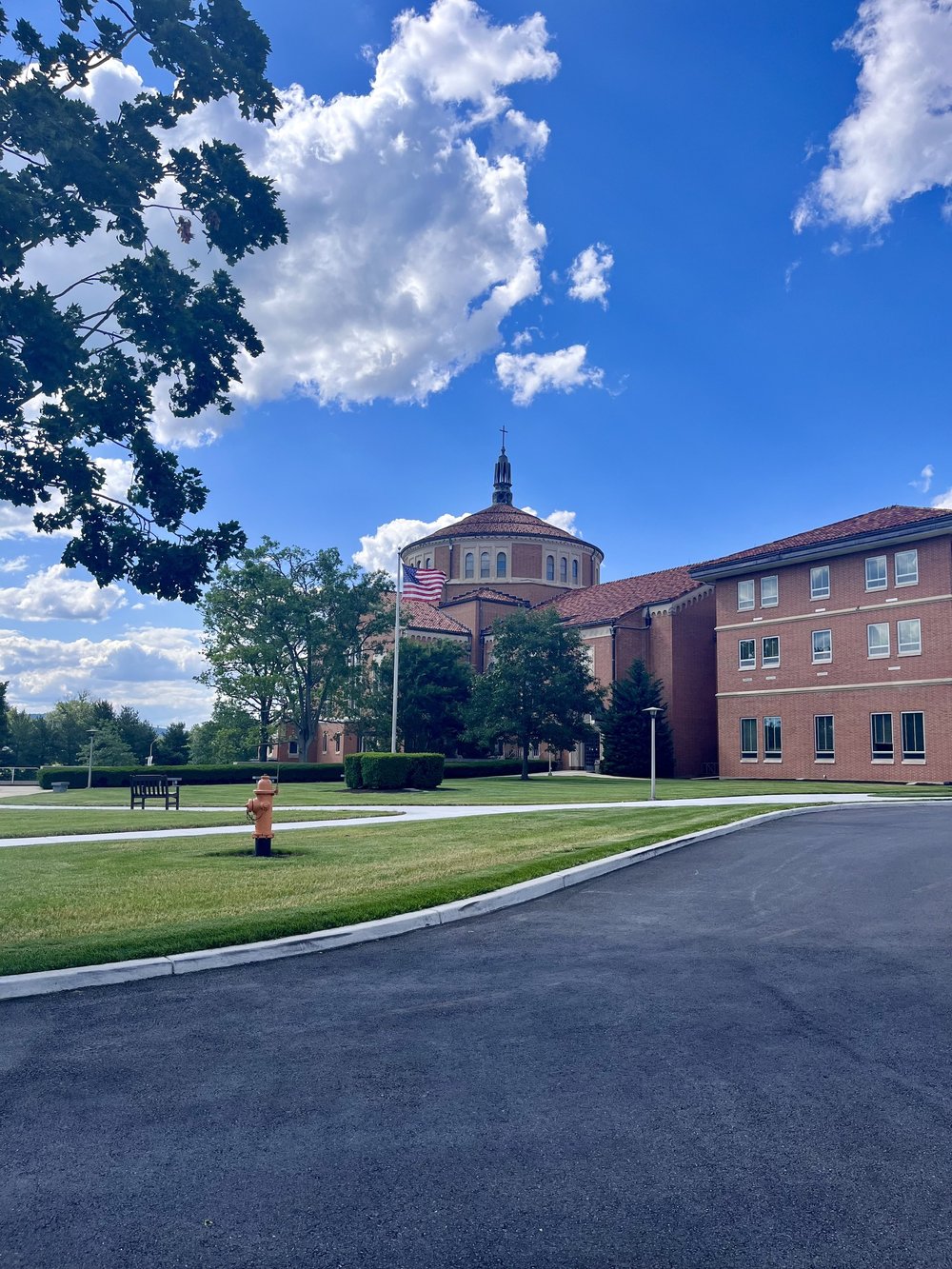 Exterior of the Basilica at the National Shrine of St. Elizabeth Ann Seton