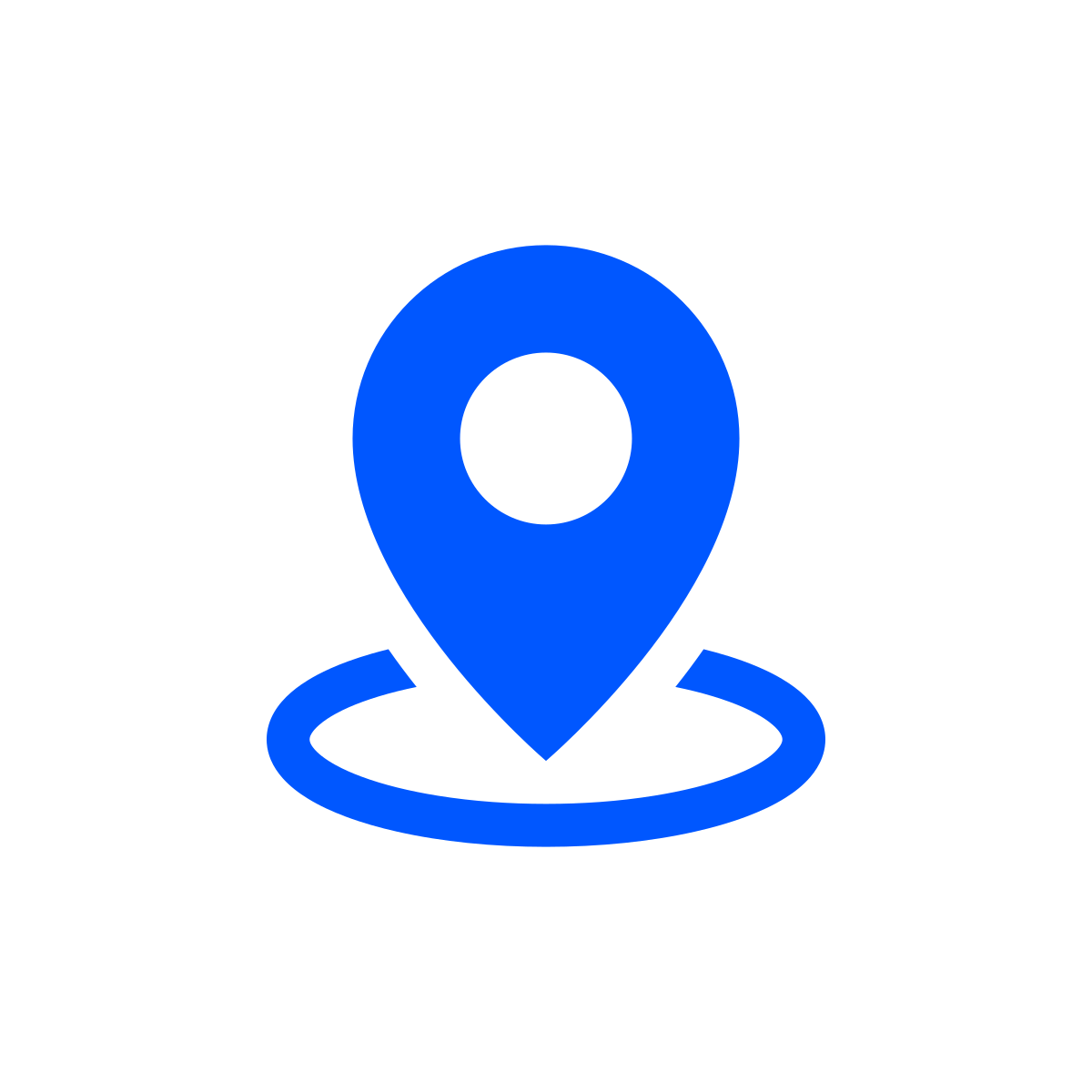 Blue location pin icon