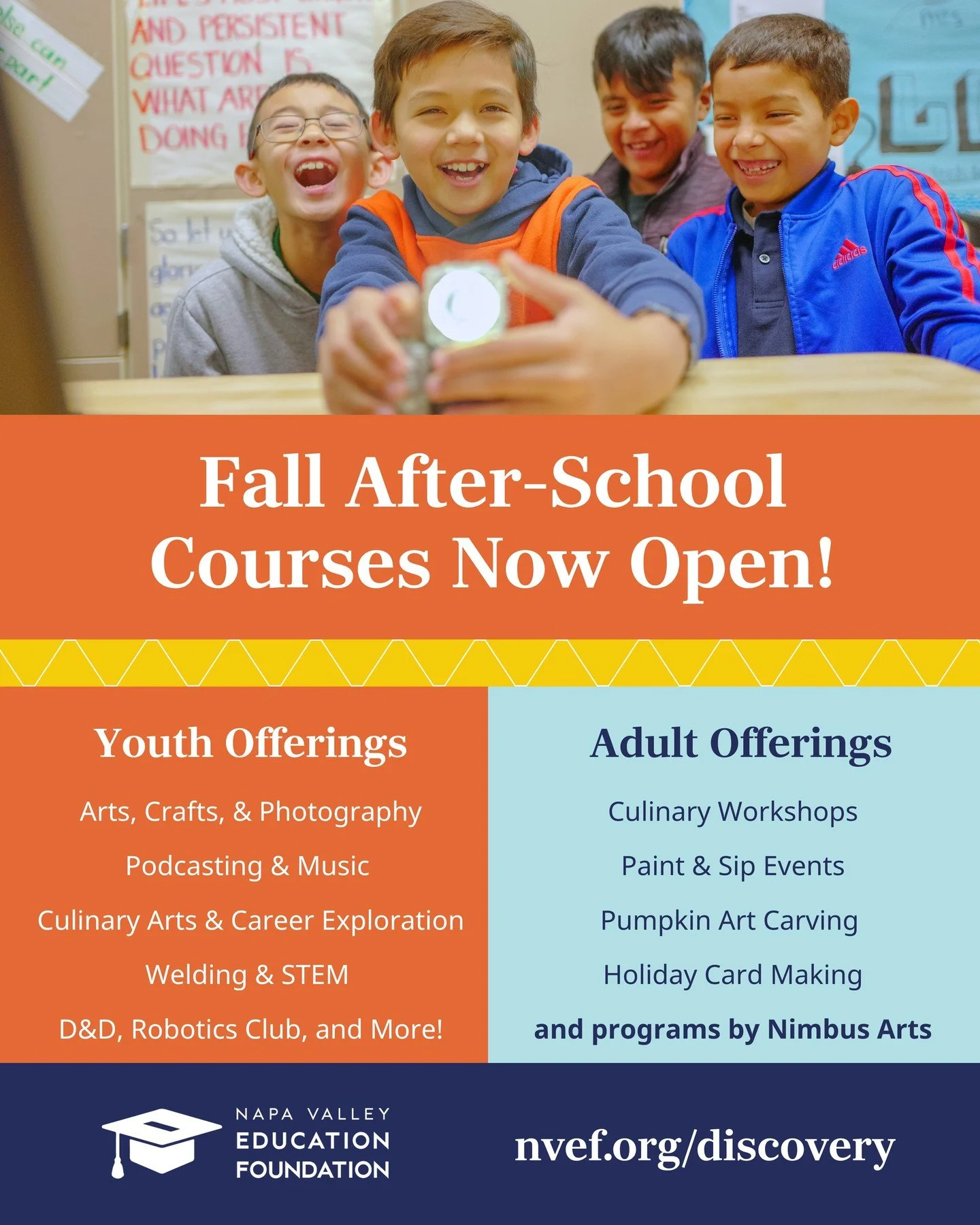 🚀 The wait is over&mdash;Fall After-School Youth Courses are Now OPEN @n.v.e.f!

Unlock creativity, explore new skills, and connect with community through hands-on programs designed to inspire innovation and real-world learning.

🎨 Classes are low-