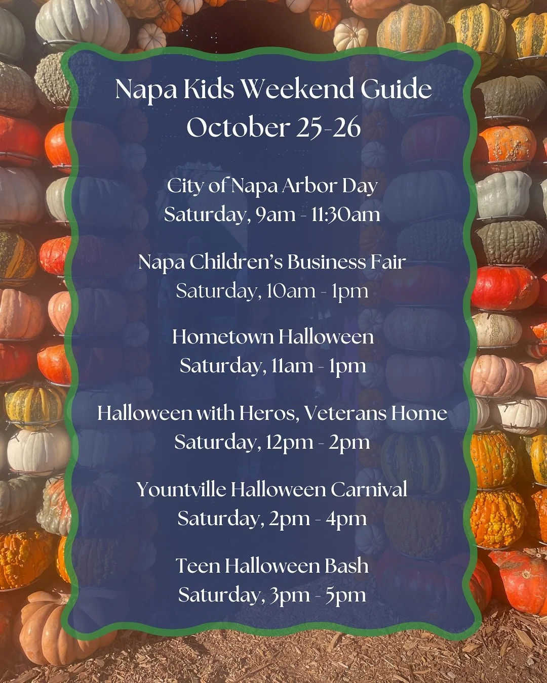 π WEEKEND ROUND-UP | OCT 25–26 πβ¨β¨It’s a packed fall weekend in Napa Valley — from Halloween fun and kid-powered business fairs to grape stomps and golden tickets! π«ππβ¨
π³ Arbor Day Celebration @naparcd @napaparksandrec | Sat 9