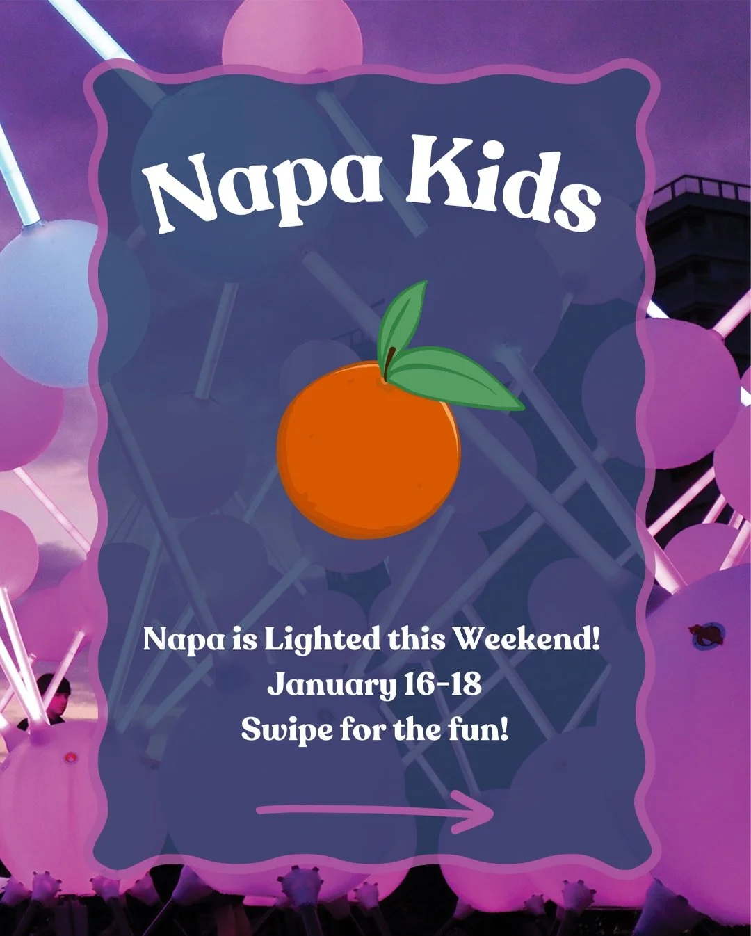 Happy long weekend! 🤍
Here are some fun, meaningful, and family-friendly events happening around Napa Valley for MLK Day Weekend:

✨ Parents&rsquo; Night Out @villagecalistoga 
Friday, Jan 16
A perfect chance for parents to enjoy a night out while k